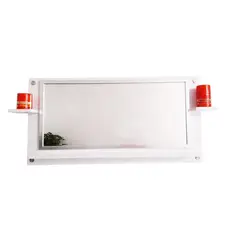 GENERICO - REPISA PARA SALA EN MADERA CON ESPEJO