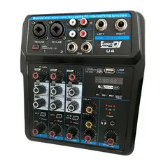 PRO DJ - Mezclador Análogo U4 Negro