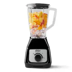 OSTER - Licuadora Kaliman Vaso Plástico Color Negro.