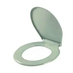 GENERICO - Asiento Universal Para Sanitario Redondo Verde Claro.