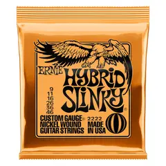 GENERICO - Cuerdas De Guitarra Eléctrica Para 2222 Ernie Ball Níque