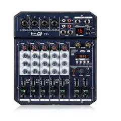 PRO DJ - Mezclador Análogo T6 Negro