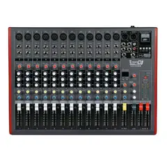 PRO DJ - Mezclador Análogo CH12 USB Negro
