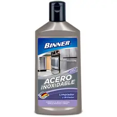 BINNER - Limpiador y Brillador para Acero Inoxidable 500ml