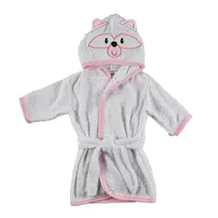 MUNDO BEBE - Salida De Baño Para Bebe niña bebé blanco-rosado