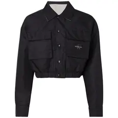 CALVIN KLEIN - Chaqueta Negra Reversible Para Mujer