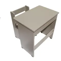 MAOS - Pupitre Escritorio Niños Tablero Escolar Teletrabajo Gris