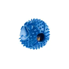 ENERGY PLUS - Pelota de Goma con cascabel y puntas suaves gatos Azul