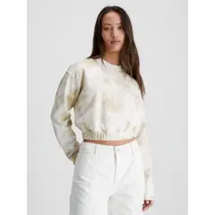 CALVIN KLEIN - Saco Tie Dye Corte Cropped Para Mujer