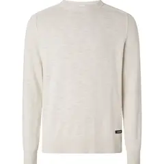 CALVIN KLEIN - Saco Casual Manga Larga Beige Hombre Beige