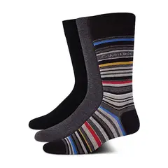 CALVIN KLEIN - Pack De 3 Pares Medias Con Rayas Para Hombre