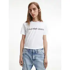 CALVIN KLEIN - Camiseta Con El Logo Hombre Blanco
