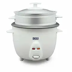 DKASA - Olla Arrocera de 1.8 Libras Blanca