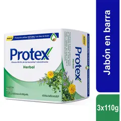PROTEX - Jabon Herbal X 110G X 3Und.---