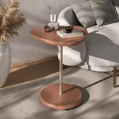 BERTOLINI - Mesa De Noche Auxiliar en MDP 45x45 Bel Color Rosa