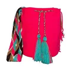 ARTESANAL - Mochila Wayúu Hecha a Mano 100 Original Colombiana WL-27