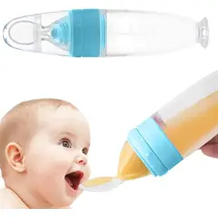 GENERICO - Cuchara de silicona para bebés