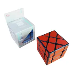 YJ - Cubo Rubik Fisher Rojo 3x3 Mirror Unequal Unicolor Moyu