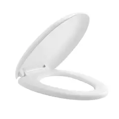 GENERICO - Tapa Asiento Alongado Caída Lenta Blanca.