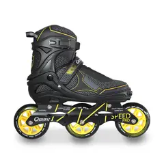 QMAX - Patines en Linea Semiprofesionales Ajustables Speed Amarillo 39-42