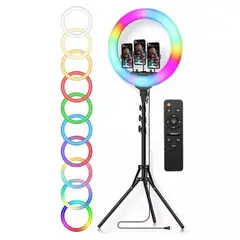 ONE PIXEL - Aro De Luz Led Flash 45 Cm Fotografía Selfie Con Trípode