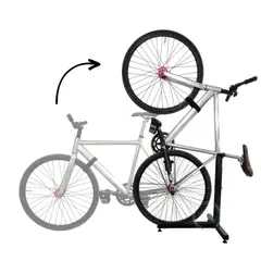 INDUHOGAR - Soporte para bicicleta de piso exhibidor para rueda de ruta