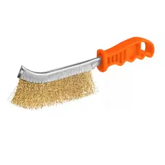 TRUPER - Cepillo Alambre Curvo Ondulado Con Mango 11540