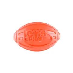 ENERGY PLUS - Juguete Perros Balón ovalado y chillón Resistente Naranja