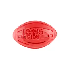 ENERGY PLUS - Juguete Perros Balón ovalado y chillón Resistente Rojo