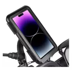 SHENGKE - Holder Soporte De Celular Para Moto Impermeable De Espejo