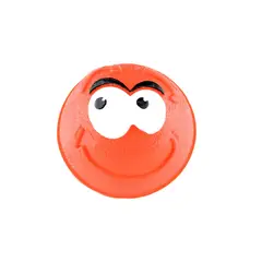 ENERGY PLUS - Pelota Maciza de Goma Perros gran rebote y divertida Naranja