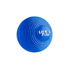 ENERGY PLUS - Juguete Perros Pelota Mordedor con Gran Rebote Maciza Azul
