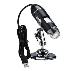 GENERICO - Microscopio Digital Usb 1000x 8 Leds Con Soporte Electronico