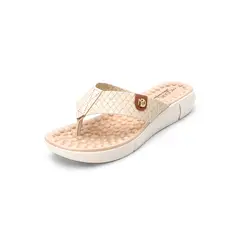 MODARE - Sandalia Tacón Corrido Crema-Blanco