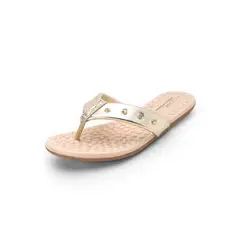 MODARE - Sandalia Plana Dorado