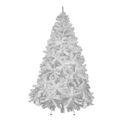 JARDIMEX - Arbol Navidad 210m Artificial Blanco Pino Pachon
