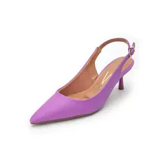 VIZZANO - Tacón Medio Morado-Dorado