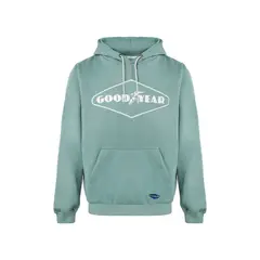 GOODYEAR - HOODIE VERDEBEIGE MISISIPI-C