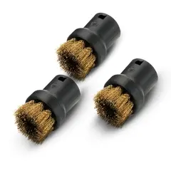 KARCHER - Kit de cepillos redondos con cerdas de latón
