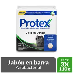PROTEX - Jabon Carbon Detox X 110g X 3und.---