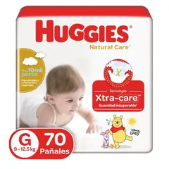 HUGGIES - Pañales Natural Care Etapa 3/G 70Und