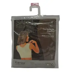 KAMEX - Corrector De Postura Saffi Talla M Cocoa X 1Und