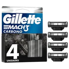 GILLETTE - Repuesto Maquina De Afeitar Mach3 Carbon X 4und