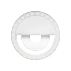 GENERICO - Aro De Luz Selfie Para Celular Recargable Blanco