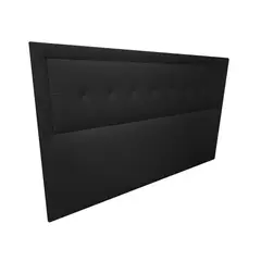 NEW CONFORT - Cabecero entero Centuri 140x120 Ecocuero Negro