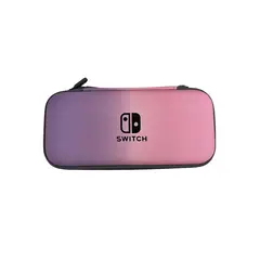 GENERICO - Estuche Rigido De Viaje Lila Rosa Pastel Para Switch