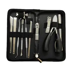 GENERICO - Kit Uñas Gruesas Encarnadas Kit Pedicura Podología 11p