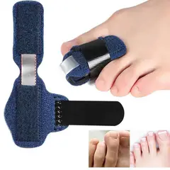 COLOR - Férula Para Dedo Del Pie Con Tira De Aleación Integrada azul