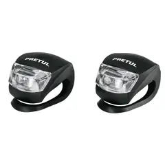 PRETUL - Set de luces led delanteras y traseras para bicicleta