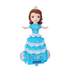 DAYOSHOP - Robot Princesa Muñeca Baile Musical Scooter Juguete bateria